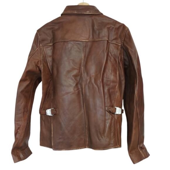 NEW Men's Absolute Leather Biker Jacket - Available in Sizes XS to 4XL - Picture 3 of 10